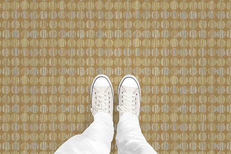 Batik Circle (P1007) Custom Printed Vinyl Flooring Design