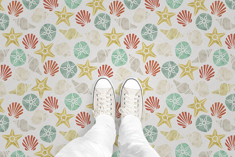 Sanibel Island (P1089) Custom Printed Vinyl Flooring Design