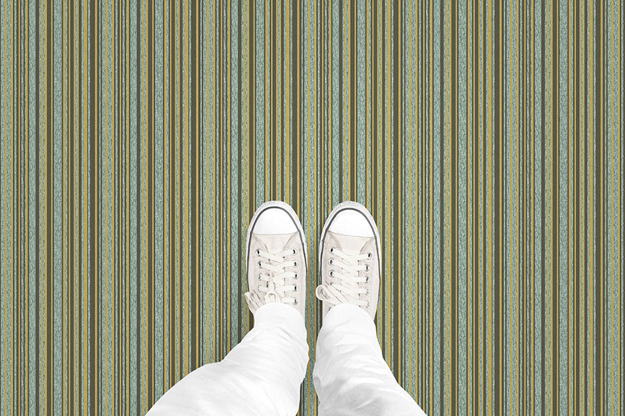 Barcode Stripe (P1099) Custom Printed Vinyl Flooring Design