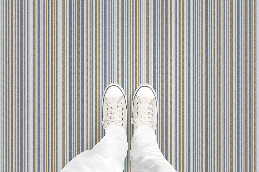 Sunset Stripe (P1100) Custom Printed Vinyl Flooring Design