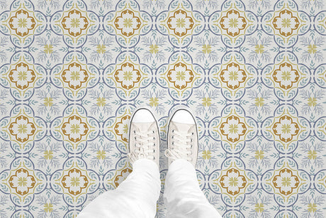Lisbon Tile (P1384) Custom Printed Vinyl Flooring Design
