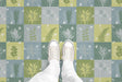 Botanical Squares (P1402) Custom Printed Vinyl Flooring Design