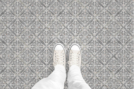 Terrazzo Tile (P1713) Custom Printed Vinyl Flooring Design