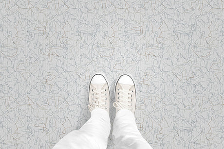 Scribble (P1886) Custom Printed Vinyl Flooring Design