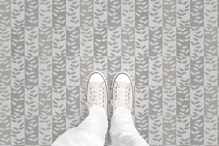 Rectangle Vine (P326) Custom Printed Vinyl Flooring Design