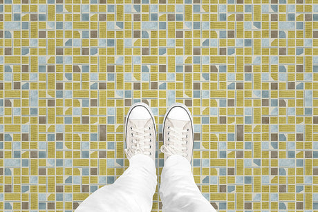 Contstruct (P363) Custom Printed Vinyl Flooring Design