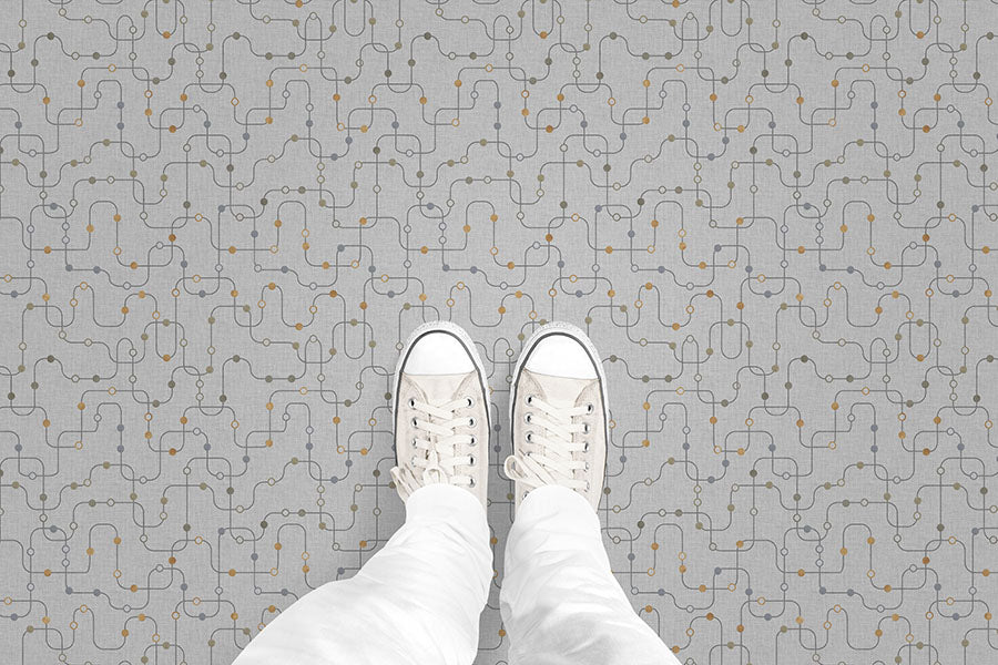 Underground (P370) Custom Printed Vinyl Flooring Design