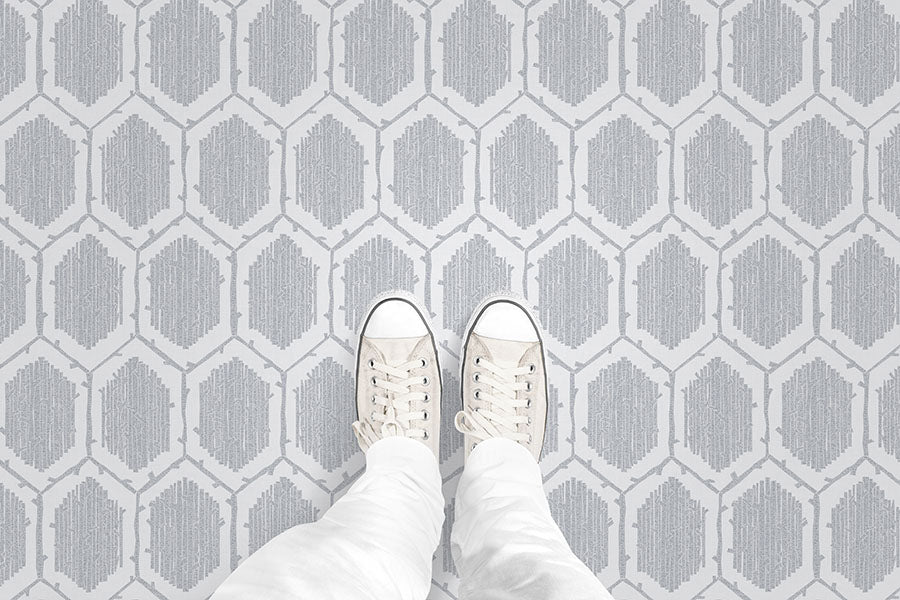 Birch Hexagon (P381) Custom Printed Vinyl Flooring Design