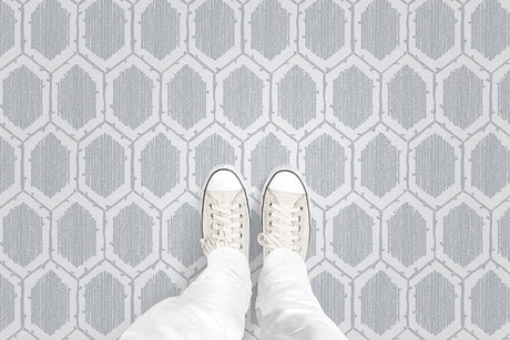 Birch Hexagon (P381) Custom Printed Vinyl Flooring Design