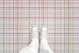 Plaid Scribble (P450) Custom Printed Vinyl Flooring Design