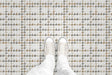 Plaid Houndstooth (P456) Custom Printed Vinyl Flooring Design