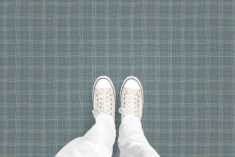 Plaid Sketch (P459) Custom Printed Vinyl Flooring Design