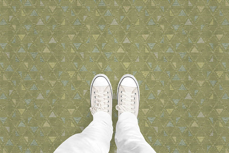 Striped Diamond (P804) Custom Printed Vinyl Flooring Design