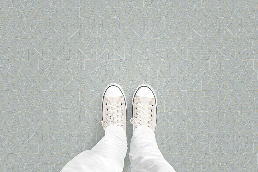 Connect the Points (P913) Custom Printed Vinyl Flooring Design