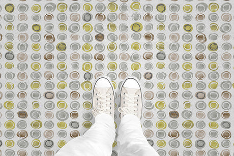 Painted Dots (P956) Custom Printed Vinyl Flooring Design