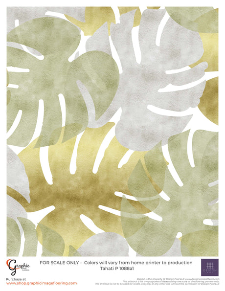 Tahiti (P1088) Custom Printed Vinyl Flooring Design