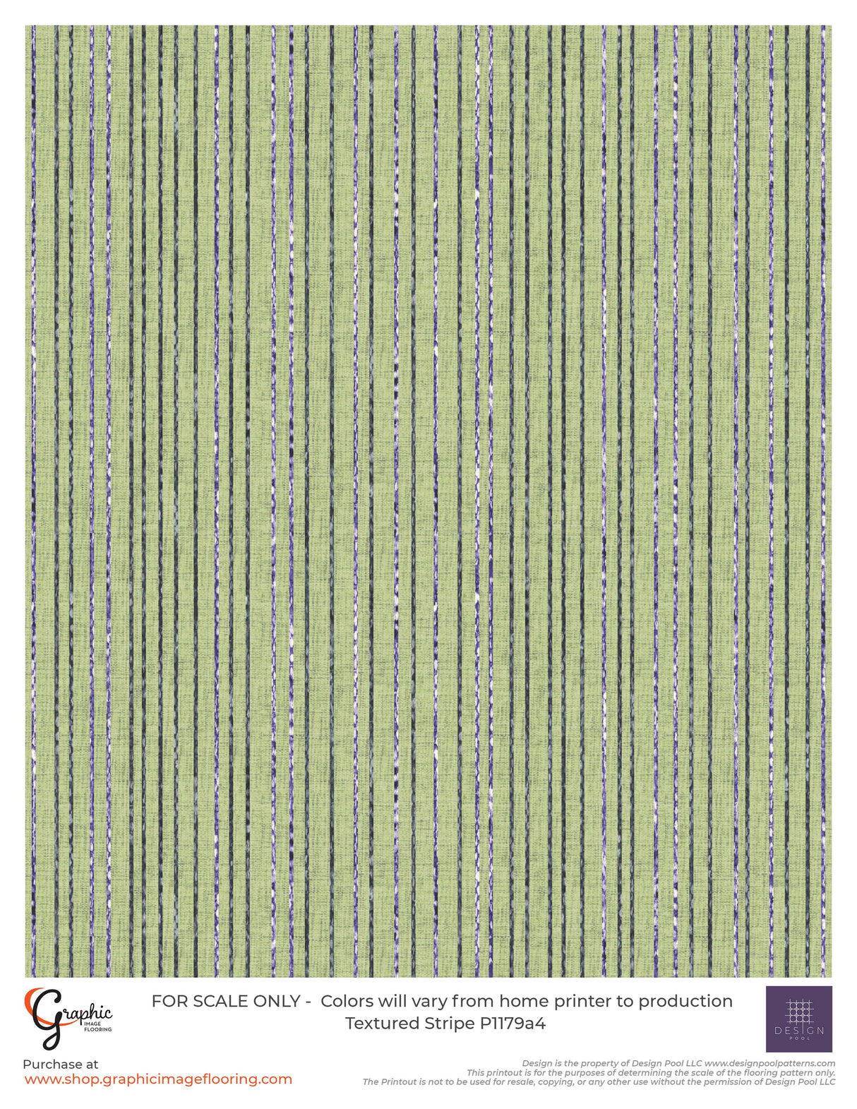 Textured Stripe (P1179) Custom Printed Vinyl Flooring Design