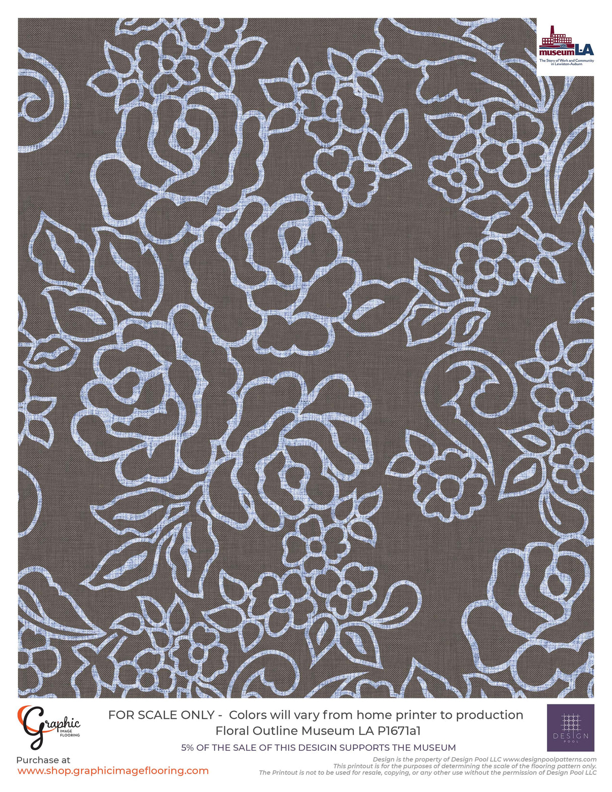 Floral Outline Museum LA (P1671)