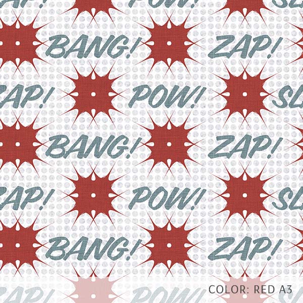 Comic Book (P63) Custom Printed Vinyl Flooring Design