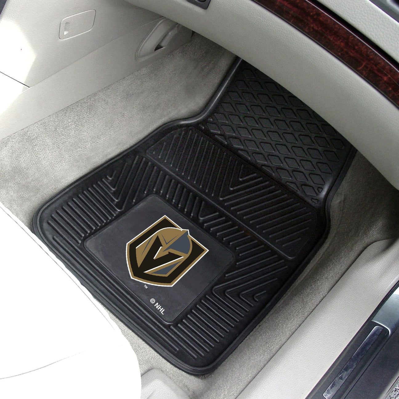 Fanmats 2-Piece Vinyl Car Mat Set