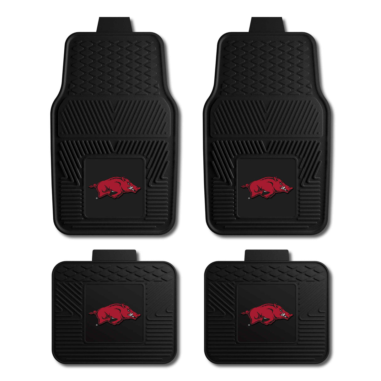 University of Arkansas 4-pc Vinyl Car Mat Set
