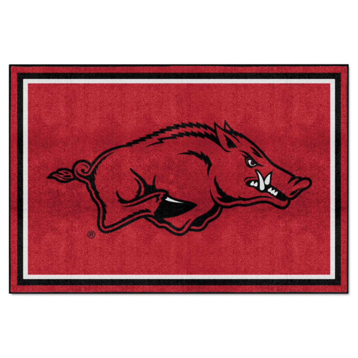 University of Arkansas 5x8 Rug