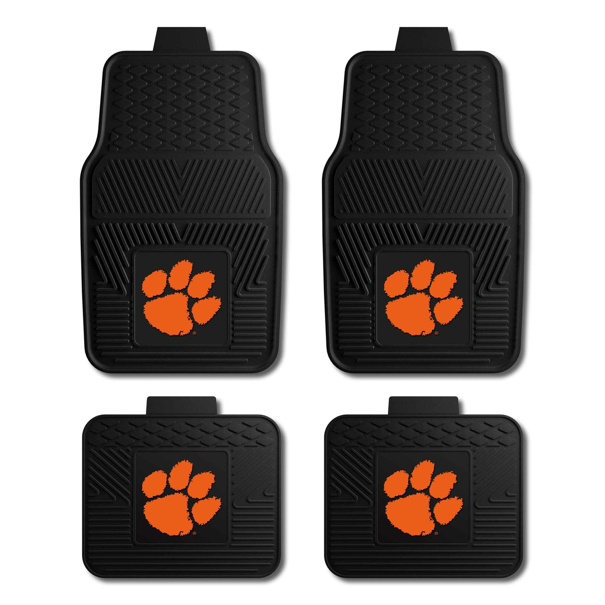 Clemson University 4-pc Vinyl Car Mat Set