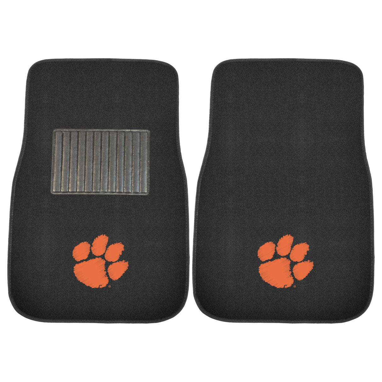 Clemson University 2-pc Embroidered Car Mat Set