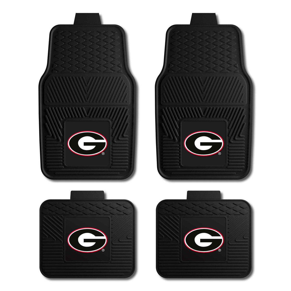 University of Georgia Power G 4-pc Vinyl Car Mat Set