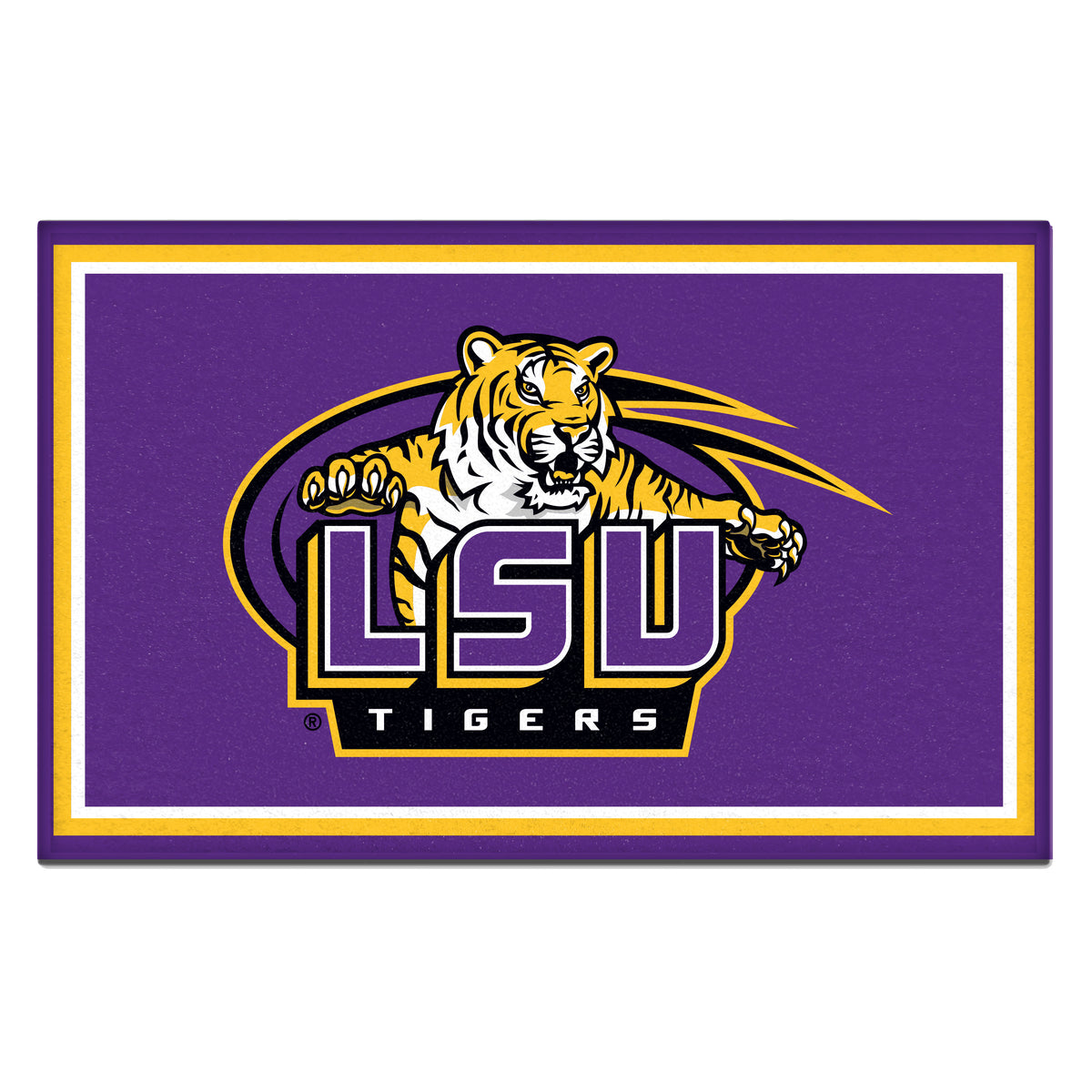 LSU Vault Area Rug 4' x 6'