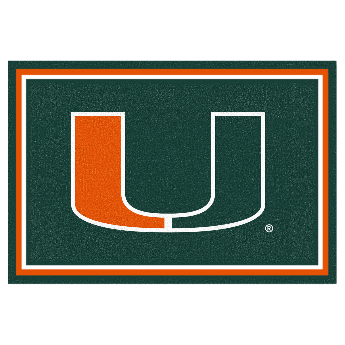 University of Miami 5x8 Rug