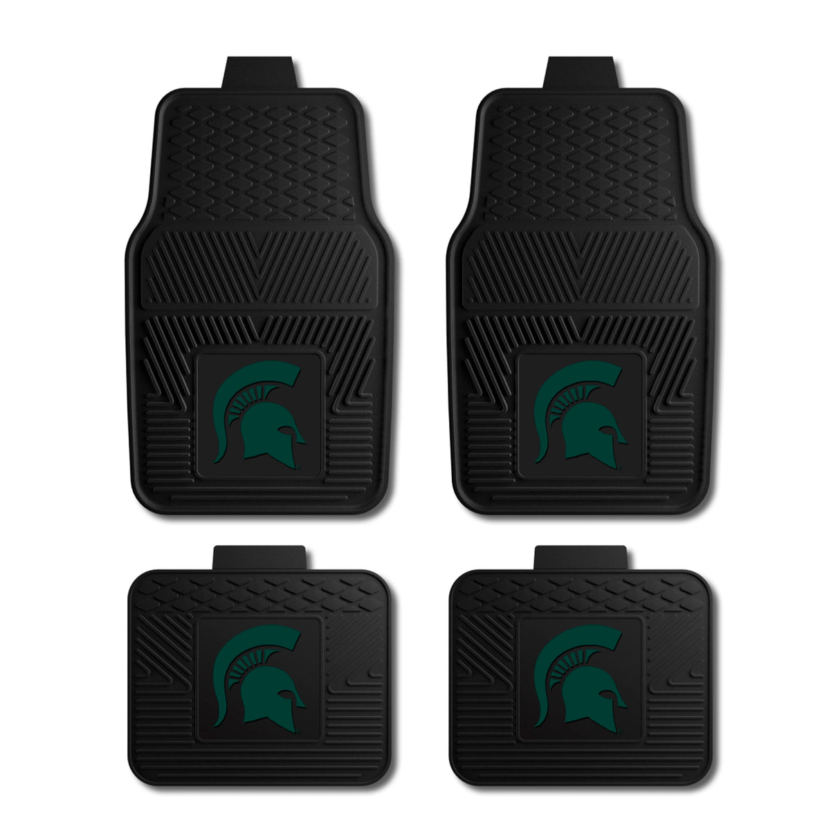 Michigan State University 4-pc Vinyl Car Mat Set