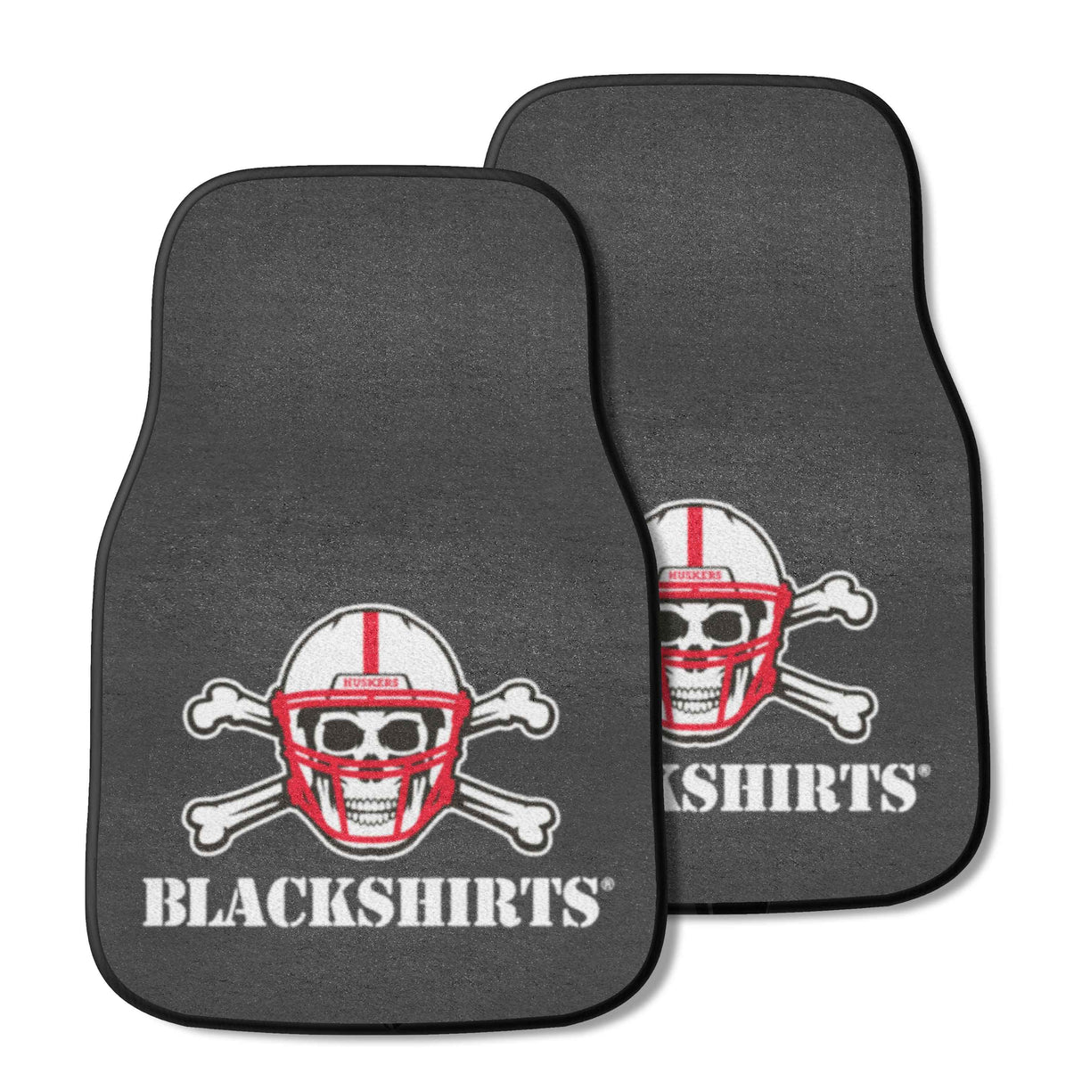 University of Nebraska 2-pc Carpet Car Mat Set