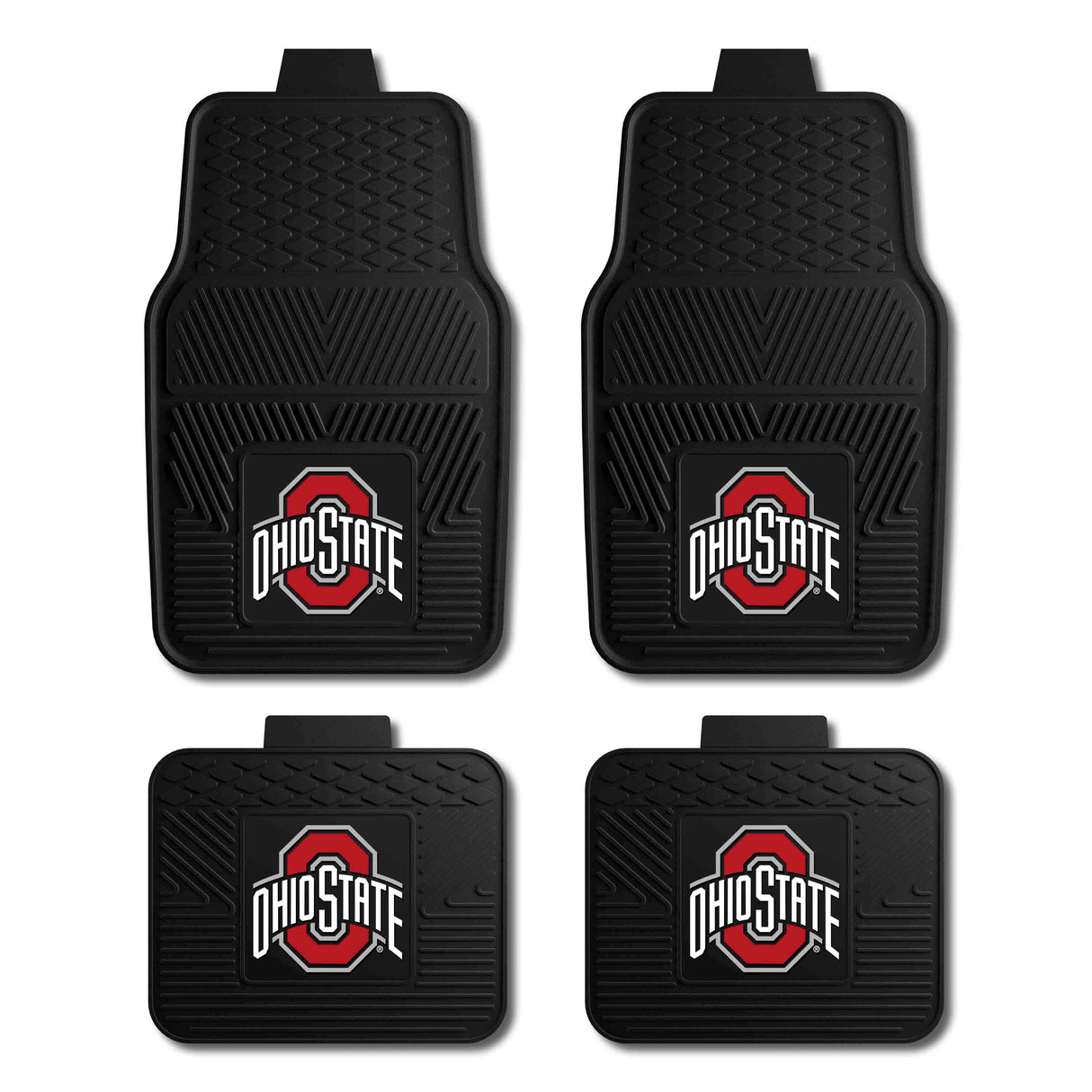 Ohio State University 4-pc Vinyl Car Mat Set