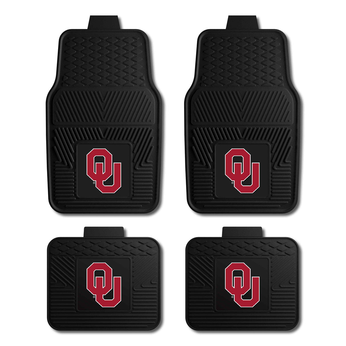 University of Oklahoma 4-pc Vinyl Car Mat Set