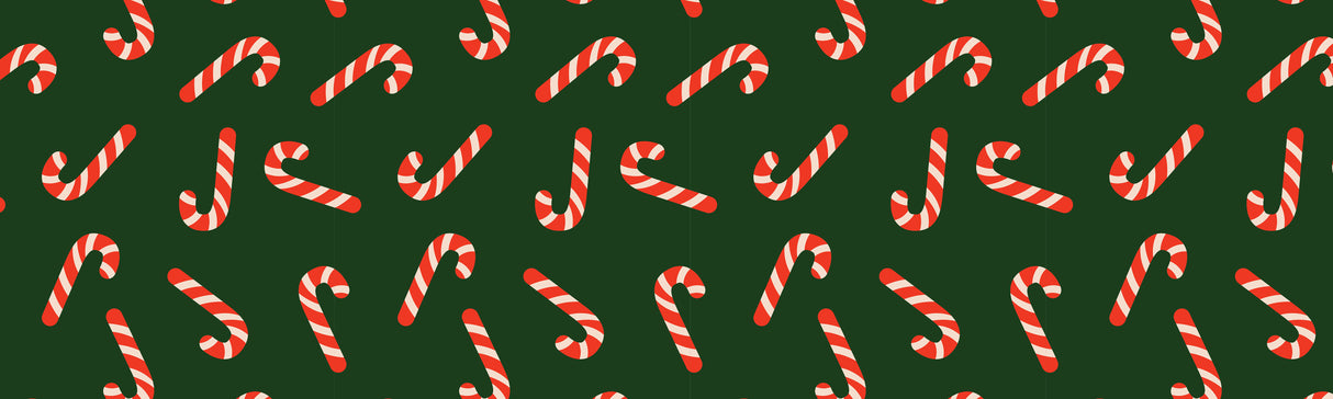 Candy Canes Vinyl Mat