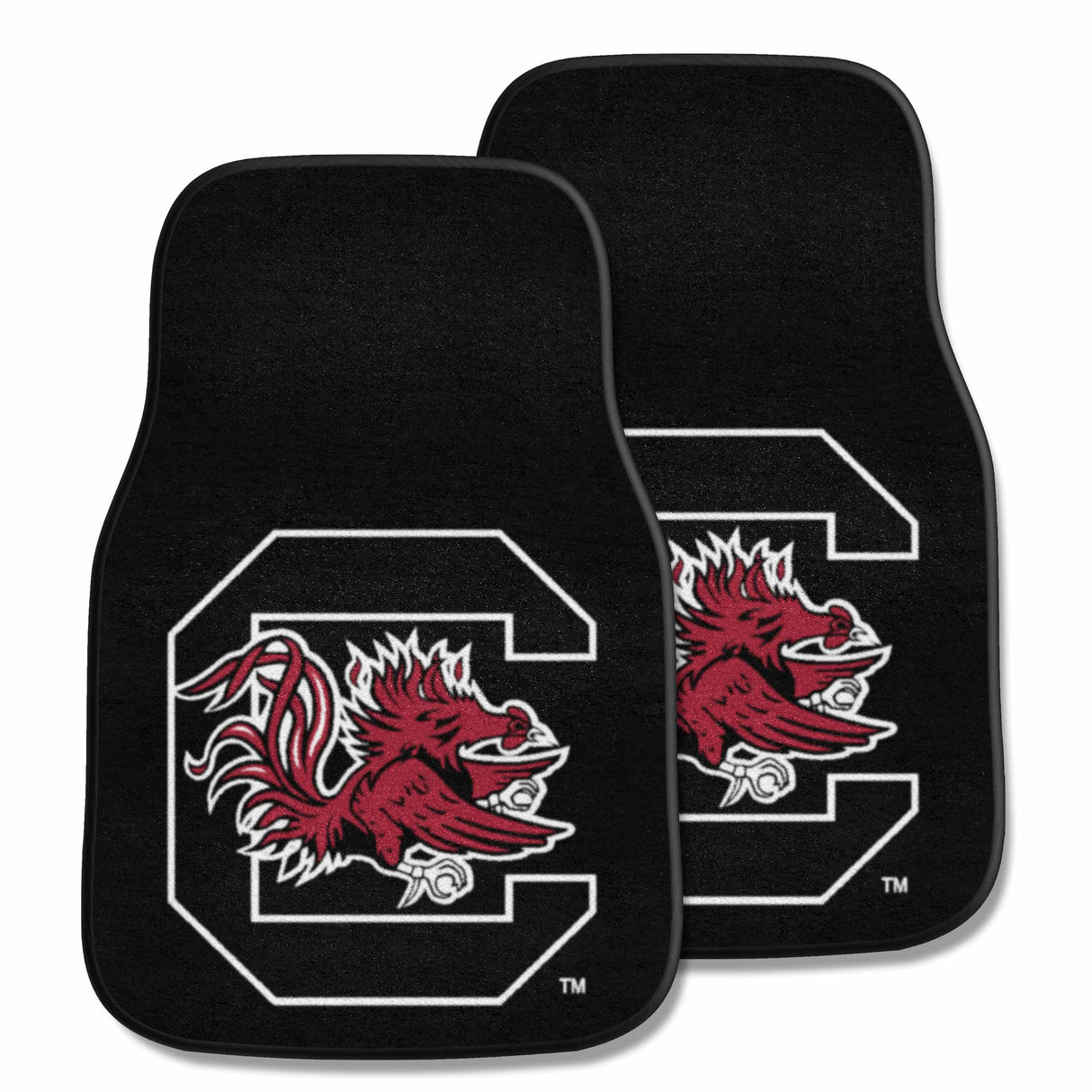University of South Carolina 2-pc Carpet Car Mat Set