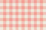 Pink Plaid Vinyl Entry Mat