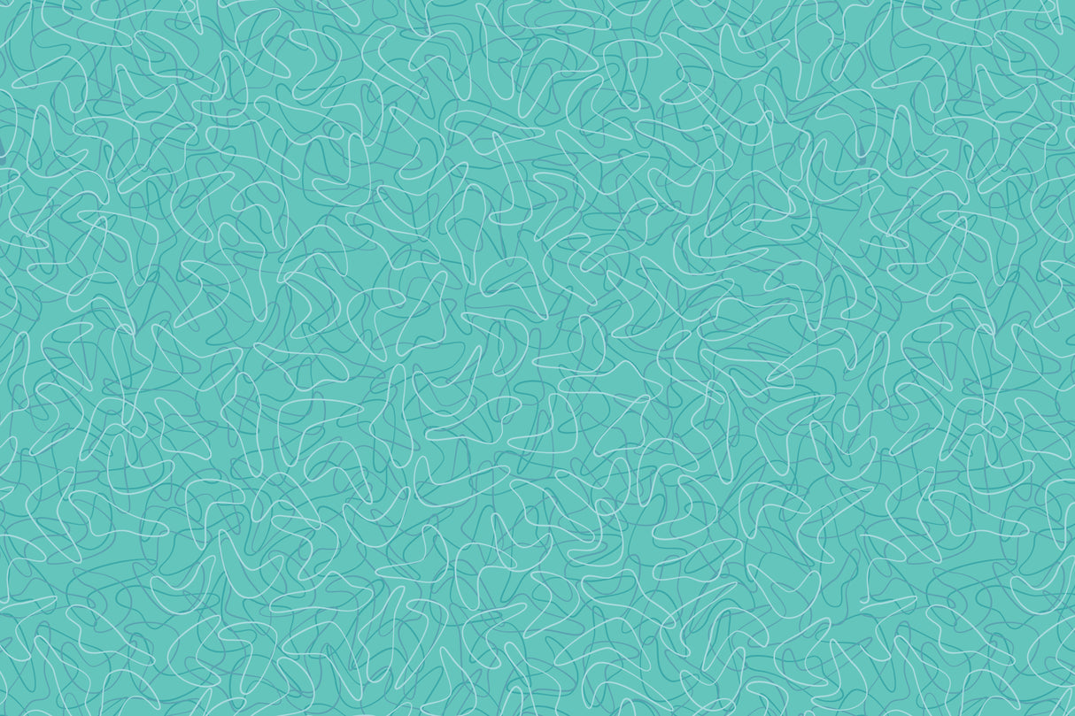 Boomerang Blue Vinyl Mat