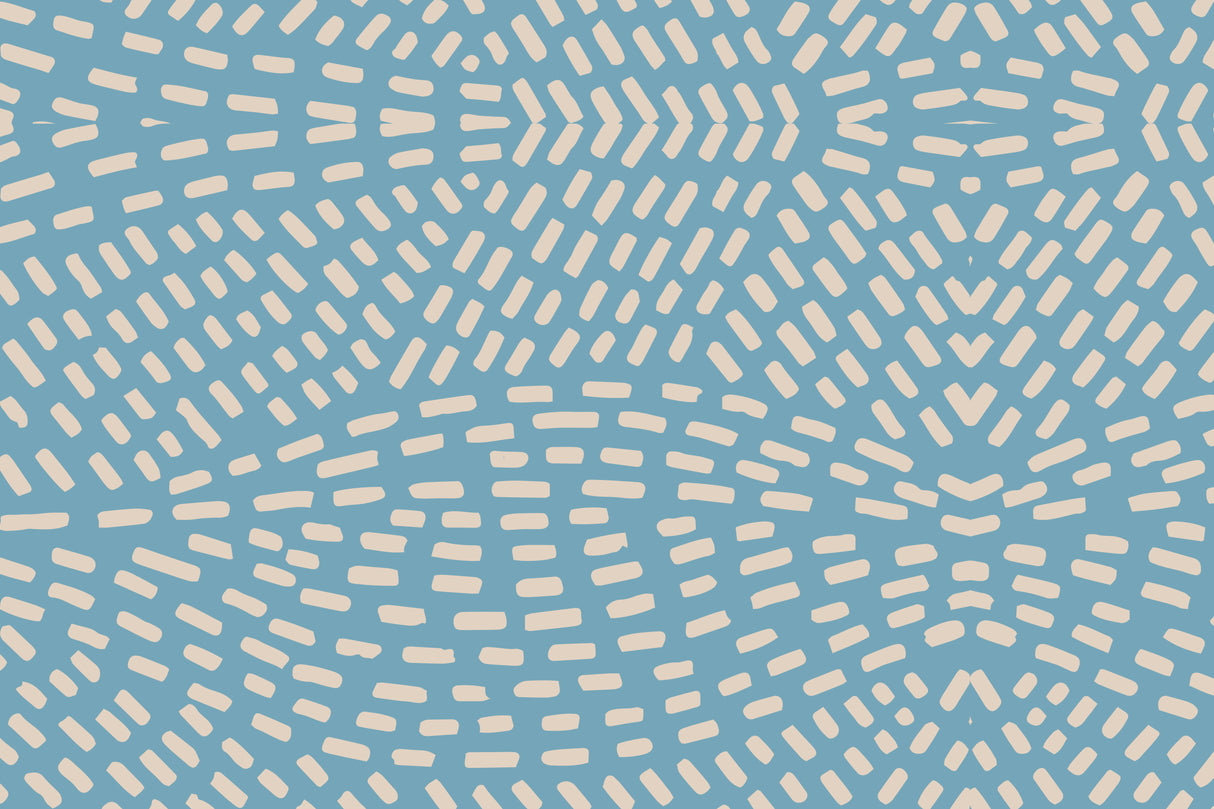 Abstract Strokes Dye Sub Rug