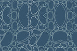 Blue Cobblestone Vinyl Mat