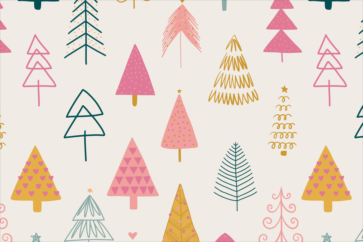 Whimsical Trees Vinyl Mat