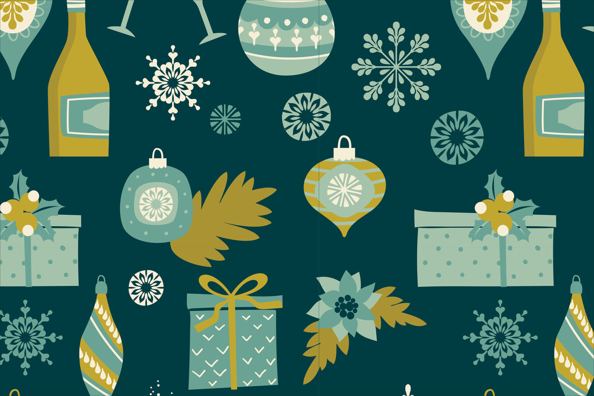 Holiday Cheers Vinyl Mat