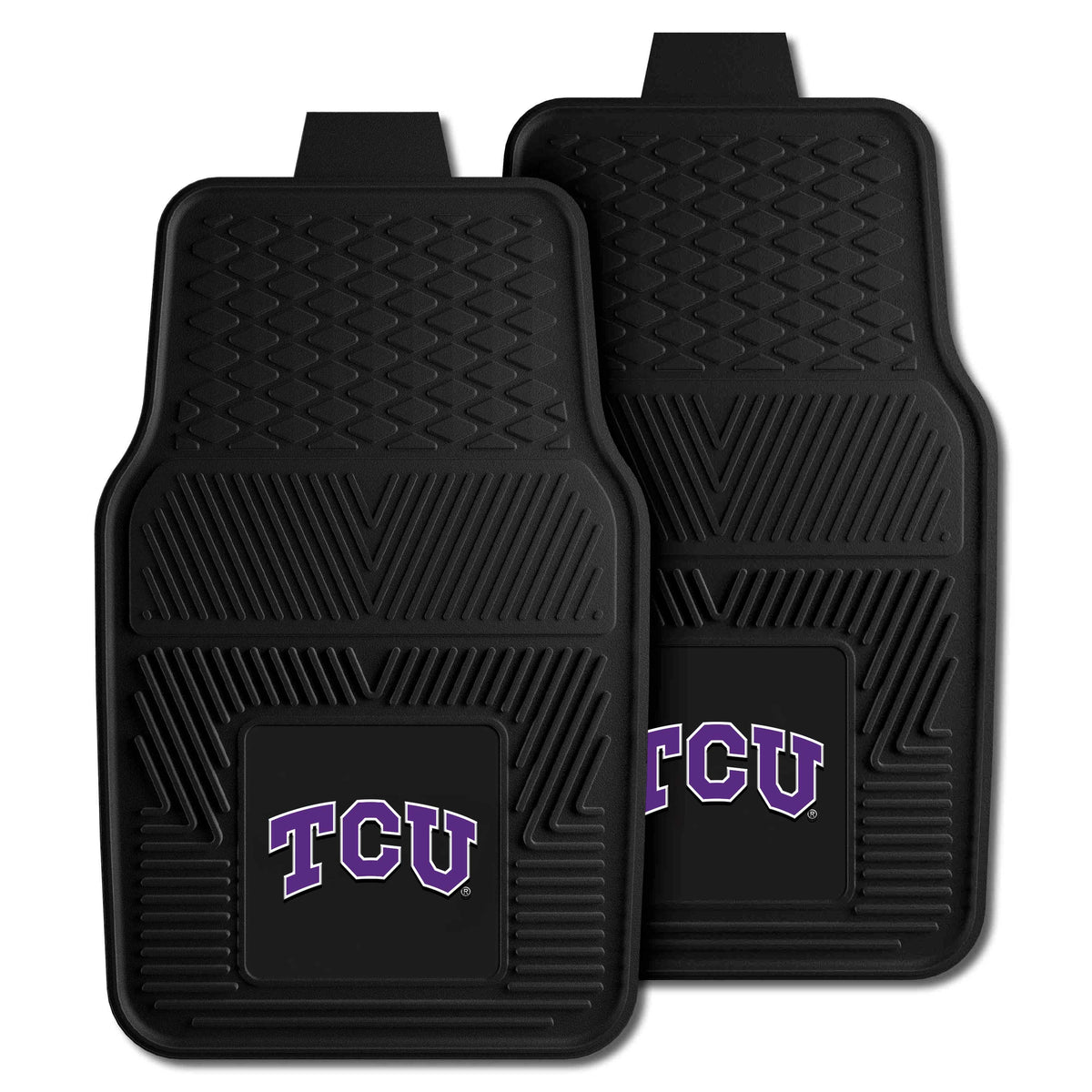 Texas Christian University 2-pc Vinyl Car Mat Set