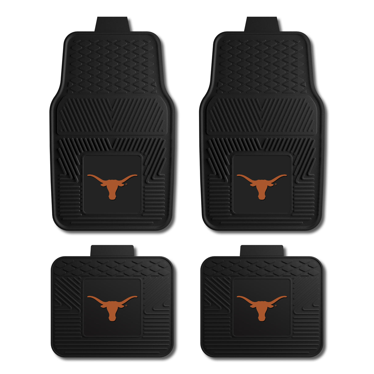 University of Texas 4-pc Vinyl Car Mat Set