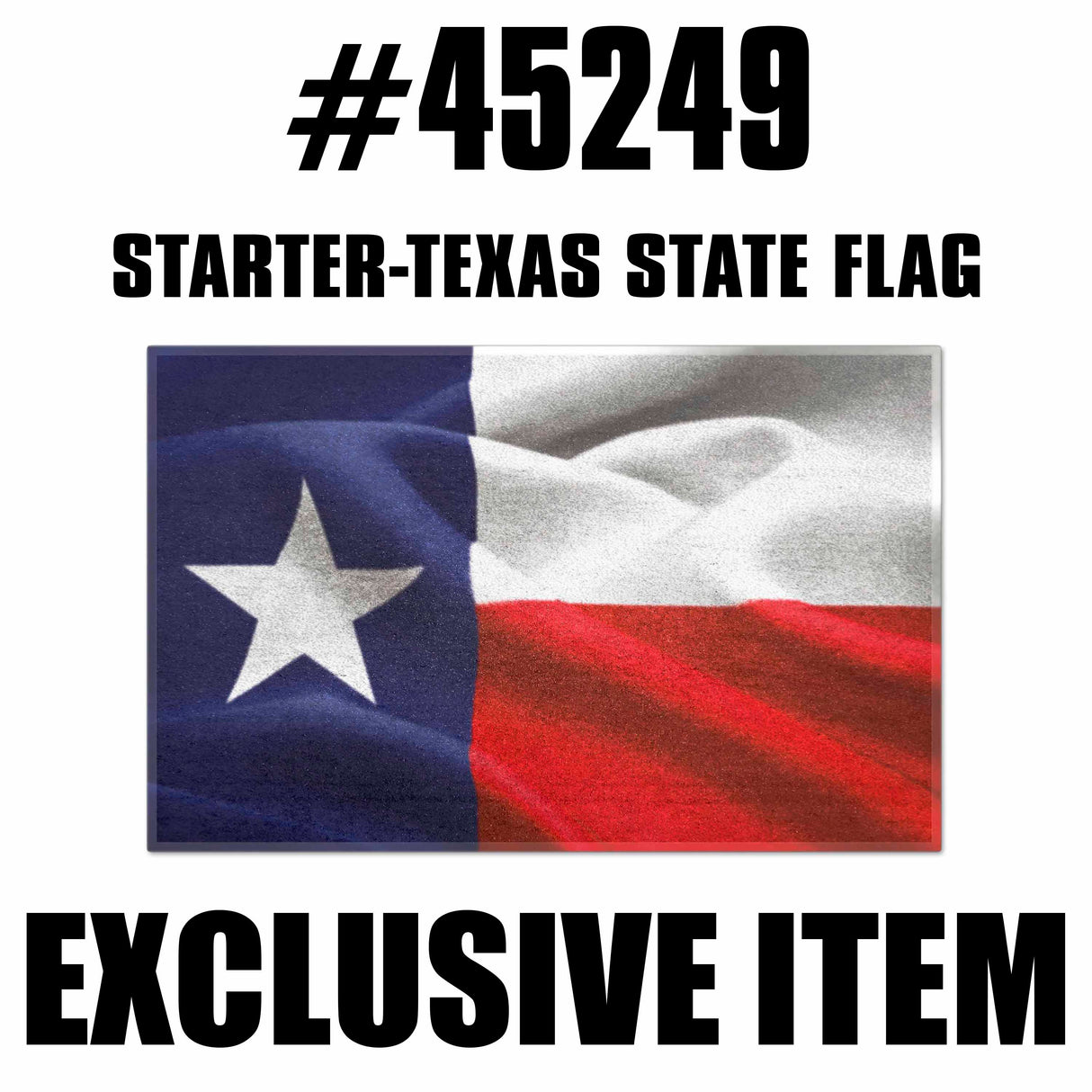 Texas State Flag Floormat Starter