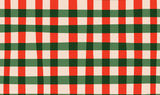 Candy Cane Plaid Memory Foam Bath Mat
