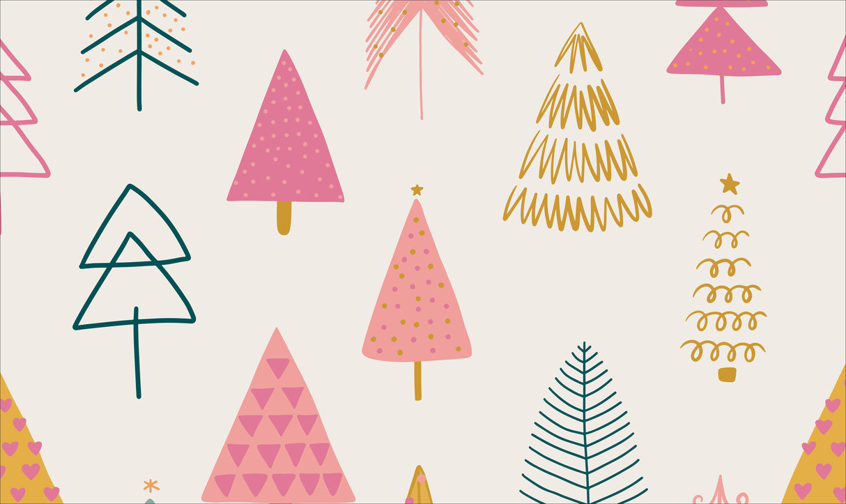 Whimsical Trees Memory Foam Bath Mat