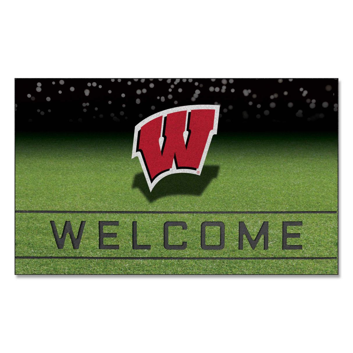 University of Wisconsin Crumb Rubber Door Mat