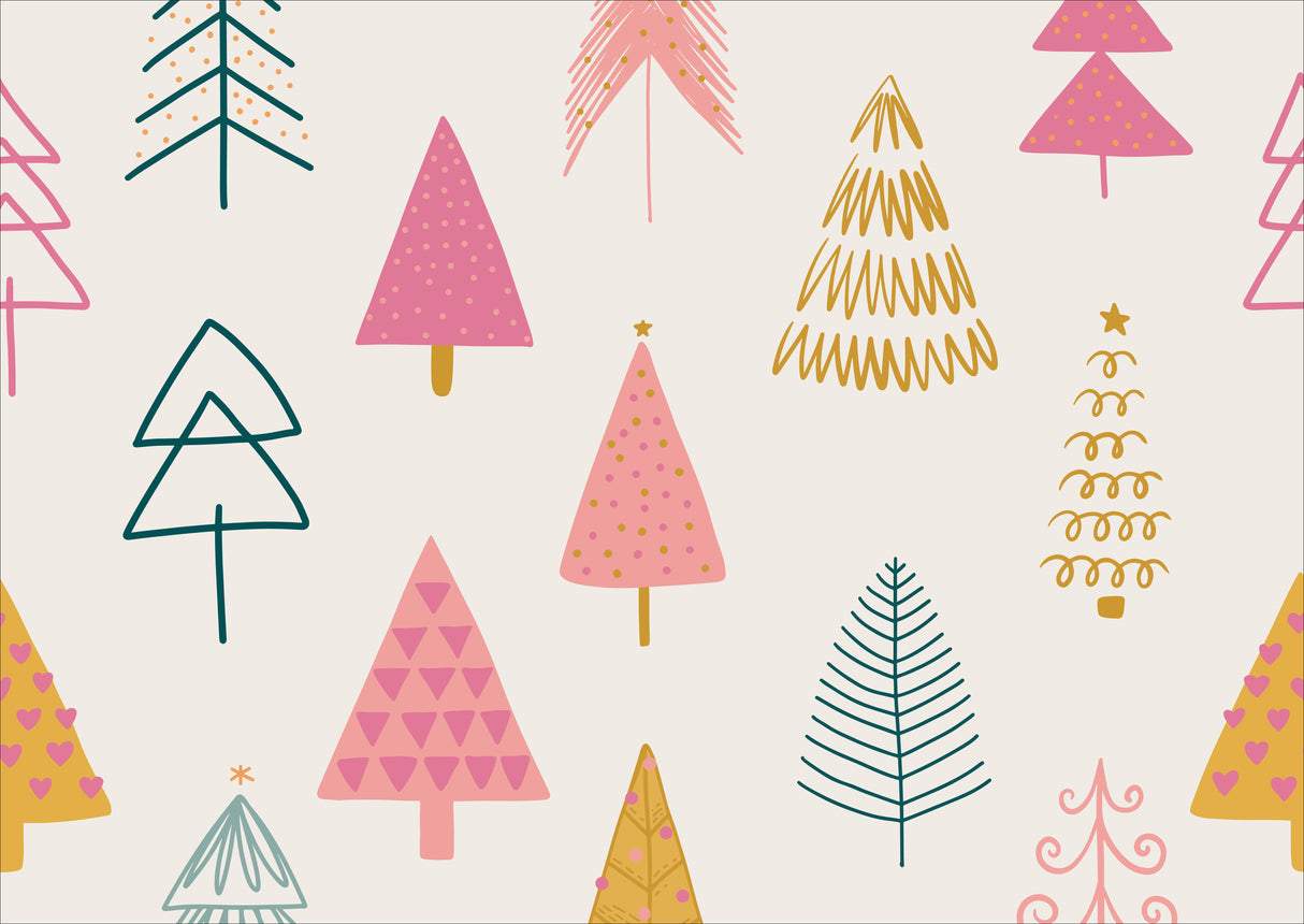 Whimsical Trees Memory Foam Bath Mat